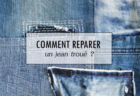 Comment raccommoder un jean .